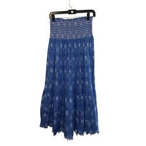⭐️ Women’s Zara Boho Prairie Cottagecore Cotton Maxi Skirt. Size 5